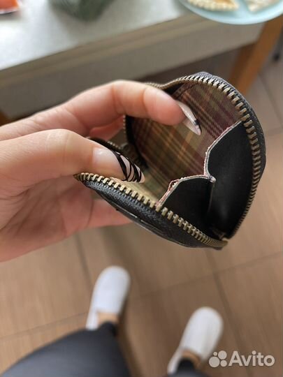 Кошелек маленький натуральная кожа