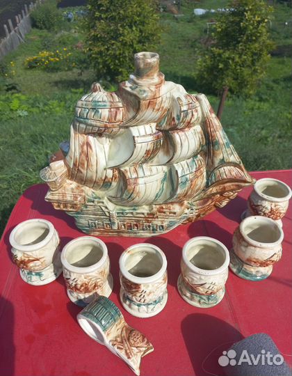 Корабль-бутылка для декора