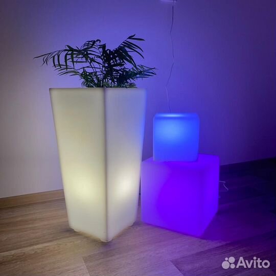 Светодиодные кубы беспроводные аккумуляторные IP68