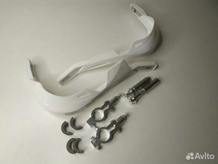 Защита рук на мотоцикл новая (Бел, черн, оранж)