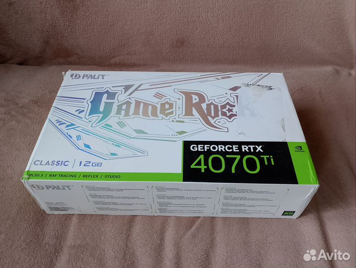 Видеокарта rtx 4070 Ti Palit GameRock