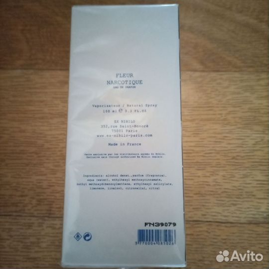 100 мл fleur narcotigue новые