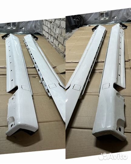 Накладки порогов W220 S220 Mercedes
