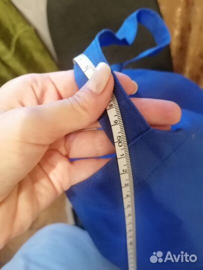 Сумка шоппер синяя