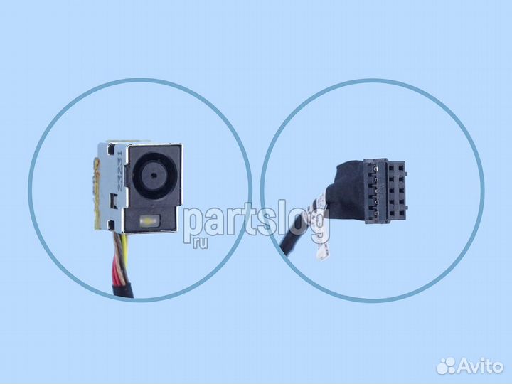 Разъем питания для HP DV6-7000 DV7-7000 10-pin 15c