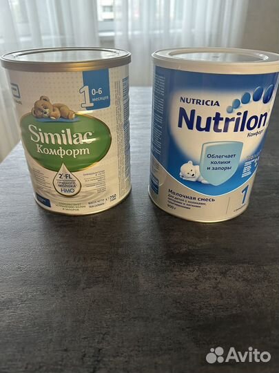 Детская молочная смесь нутрилон и similac gold