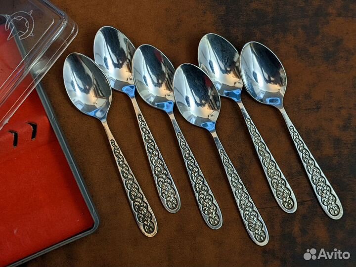 Набор чайных ложек СССР Кольчугинский завод мк4 7