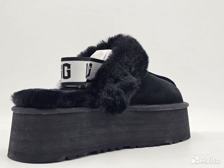 Ugg Funkette Suede Platform Black