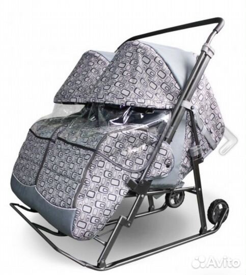 Санки-коляска Галактика Близняшки арт. скб1