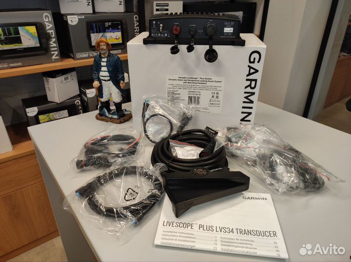 Комплект Garmin Panoptix LiveScope LVS 34 и GLS10