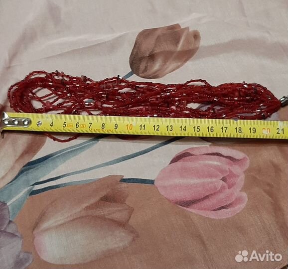 Бусы колье из бисера