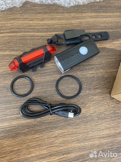 Фонарик для велосипеда передний и задний