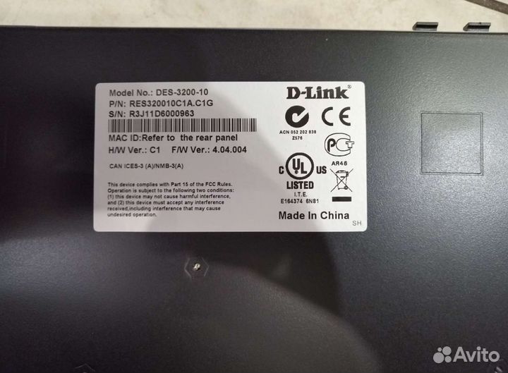 Коммутатор D-Link