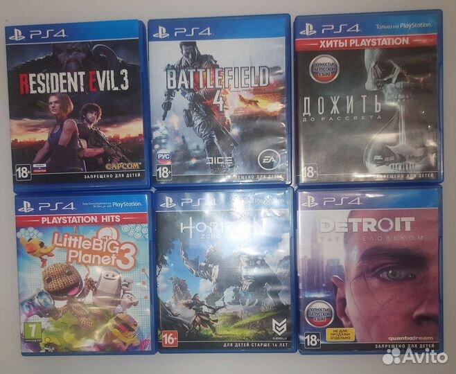 Игры для приставок ps4