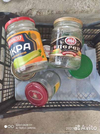 Банки стеклянные 0.5,0.6-0,7 л