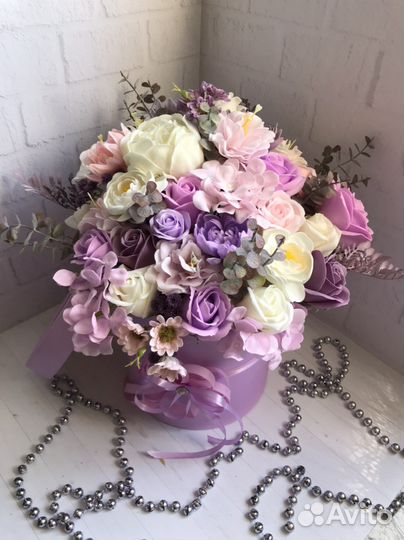 Букеты из мыльных цветов