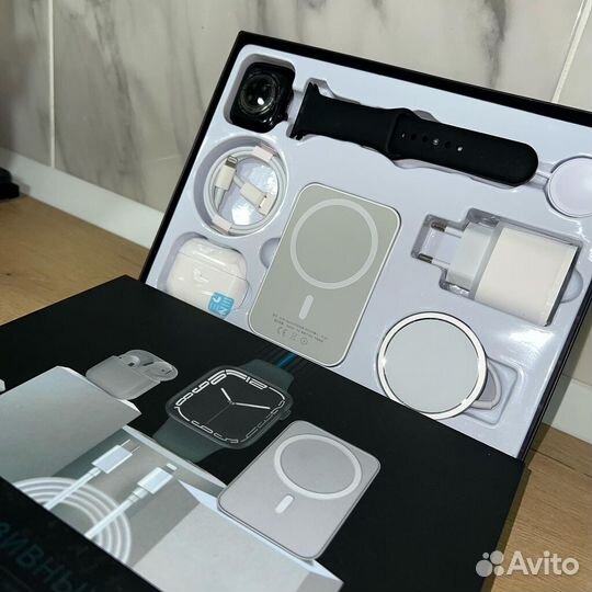 Подарочный набор 6в1 Apple лучшее качество Premium