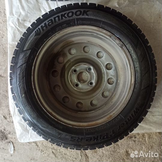 Комплект зимних колёс на Хёндай Солярис, киа Рио