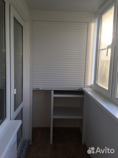 Шкаф с рольставнями на балкон по вашему эскизу