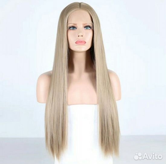 Парик новый холодный Русый на сетке фронт лэйс 70