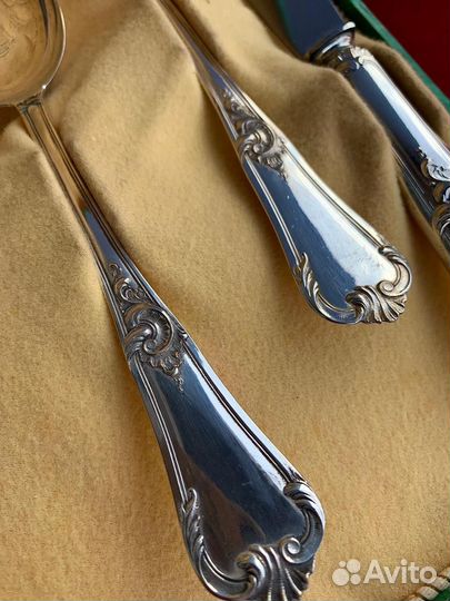 Набор столовых приборов серебро/приборы серебро