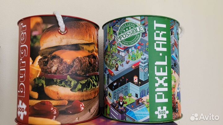 Пазлы в жестяной банке