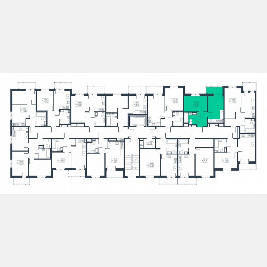 1-к. квартира, 33,2 м², 5/8 эт.