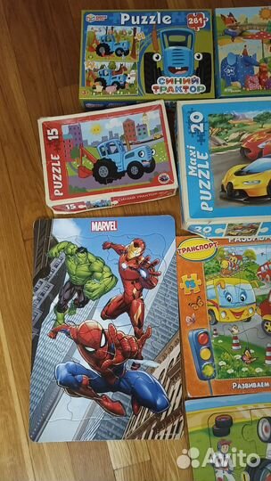 Пазлы для мальчика 3-5 лет