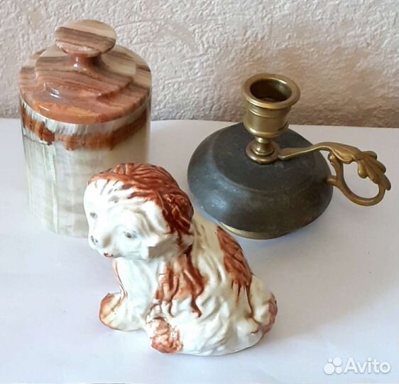 Статуэтка, подсвечник, шкатулка оникс