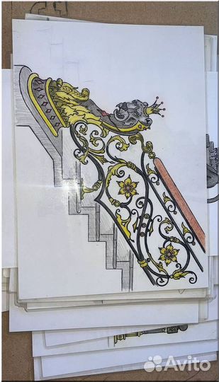 Кованые перила