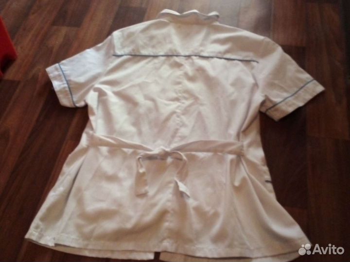 Халат мед48р 50р 52р нейлон и хлопок