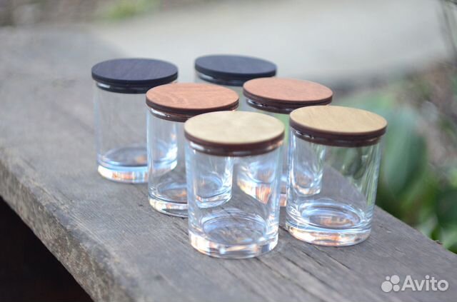 Стаканы для свечей с крышкой