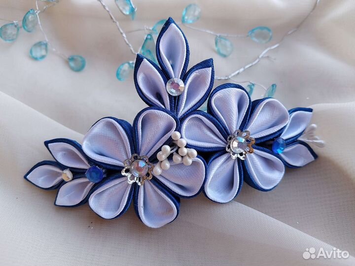 Заколка для волос Школьный бант