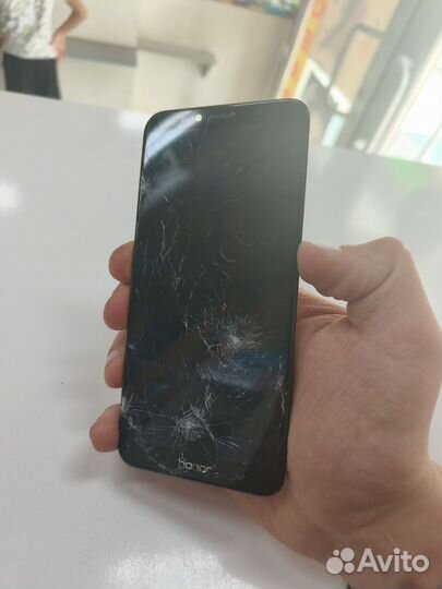 Дисплей в раме Honor 7c и акб
