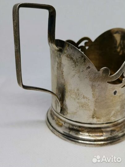 Подстаканник Аврора серебро