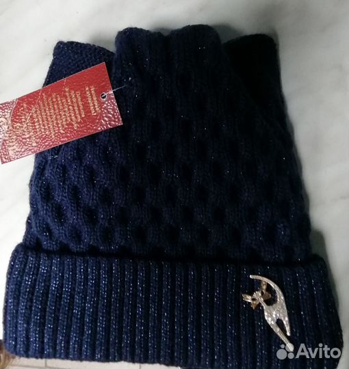Шапочка новая зимняя подростковая