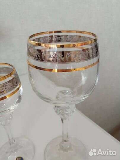 Фужеры бокалы Богемия