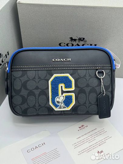 Мужская сумка через плечо Coach