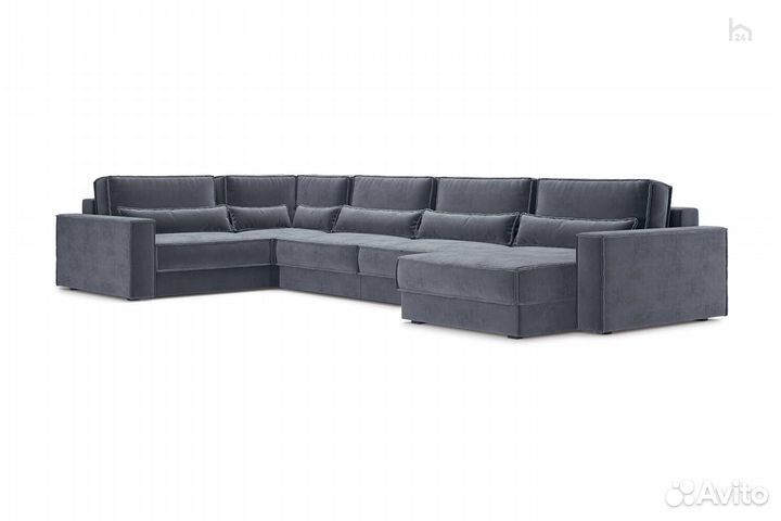 Диван угловой п-образный Милтон