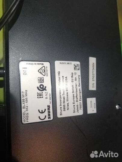 Беспроводная радиосистема Shure blx88 m17 sm58