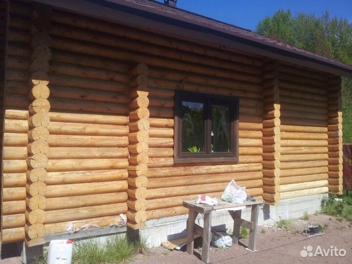 Шлифовка домов