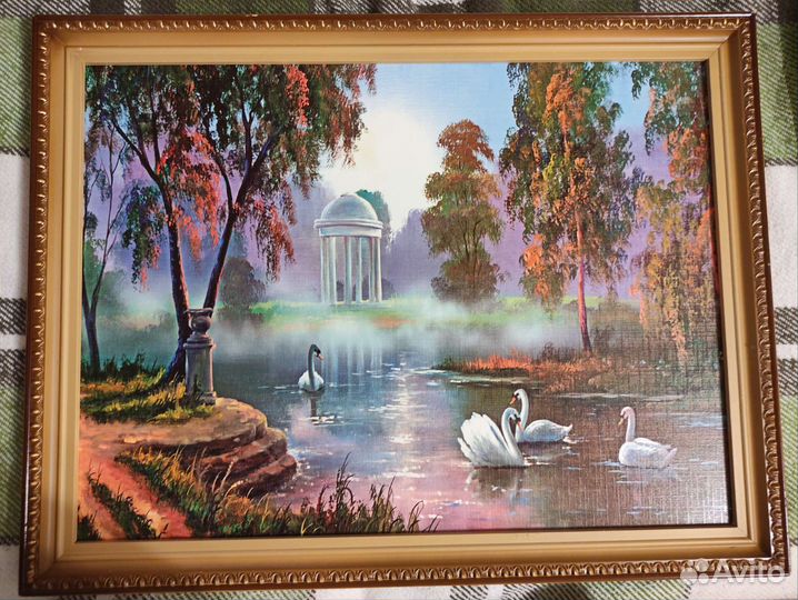 Репродукция в багетной раме