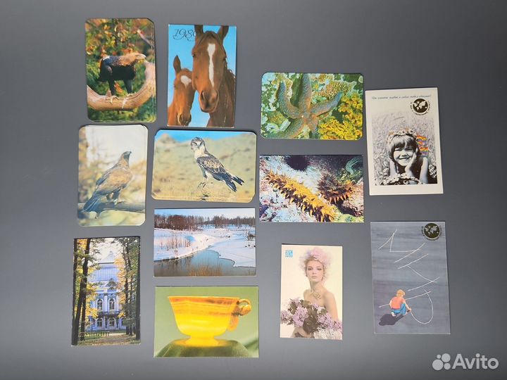 Карманные календари 1989 редкие