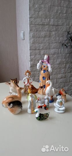 Фигурки фарфор Дулево,Гжель, Полонное