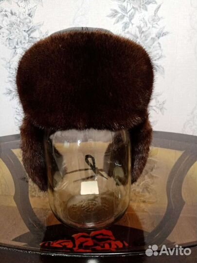 Норковая шапка мужская