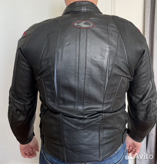 Мотокуртка Clover натуральная кожа