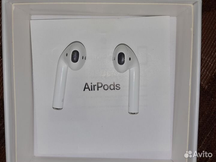 Беспроводные наушники apple airpods 2