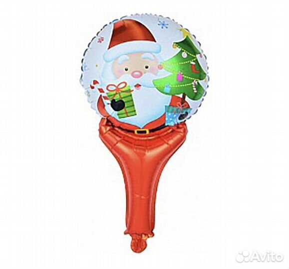 Шарики фольгированные новогодние