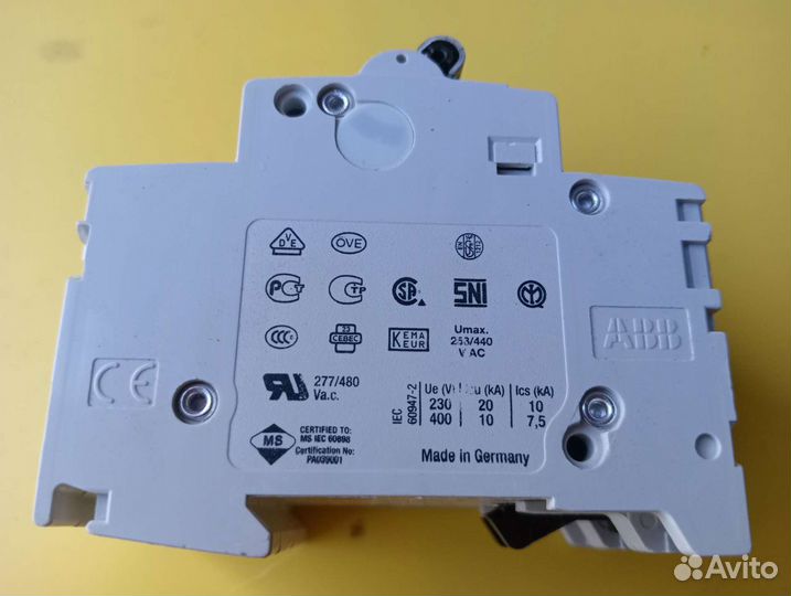 Автоматический выключатель abb