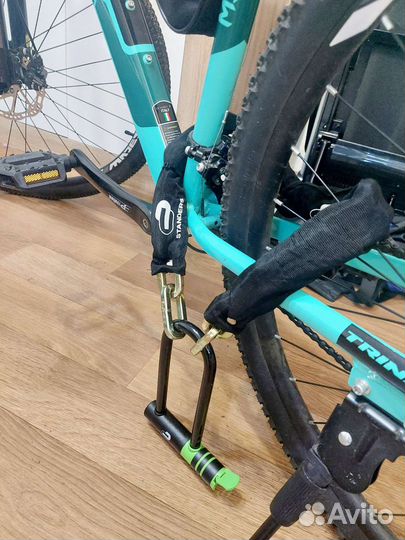 Противоугонная цепь с замком